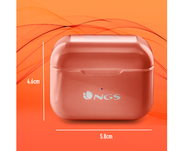 AURICULAR BLUETOOTH ARTICA BLOOM CORAL NGS